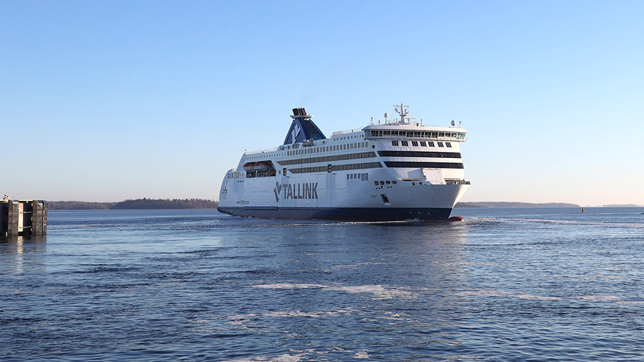 Star 1 on its way into Port of Kapellskär
