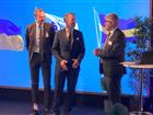 Jens Holm, Andreas Carlson and Andrii Plakhotniuk on stage